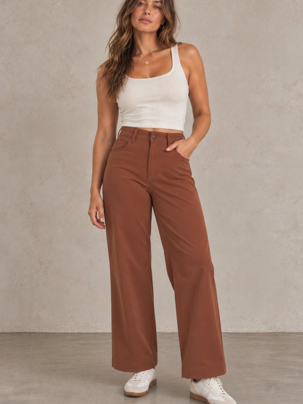 lululemon City Sleeve 5 Pocket High Rise Wide Leg Pants Size 31